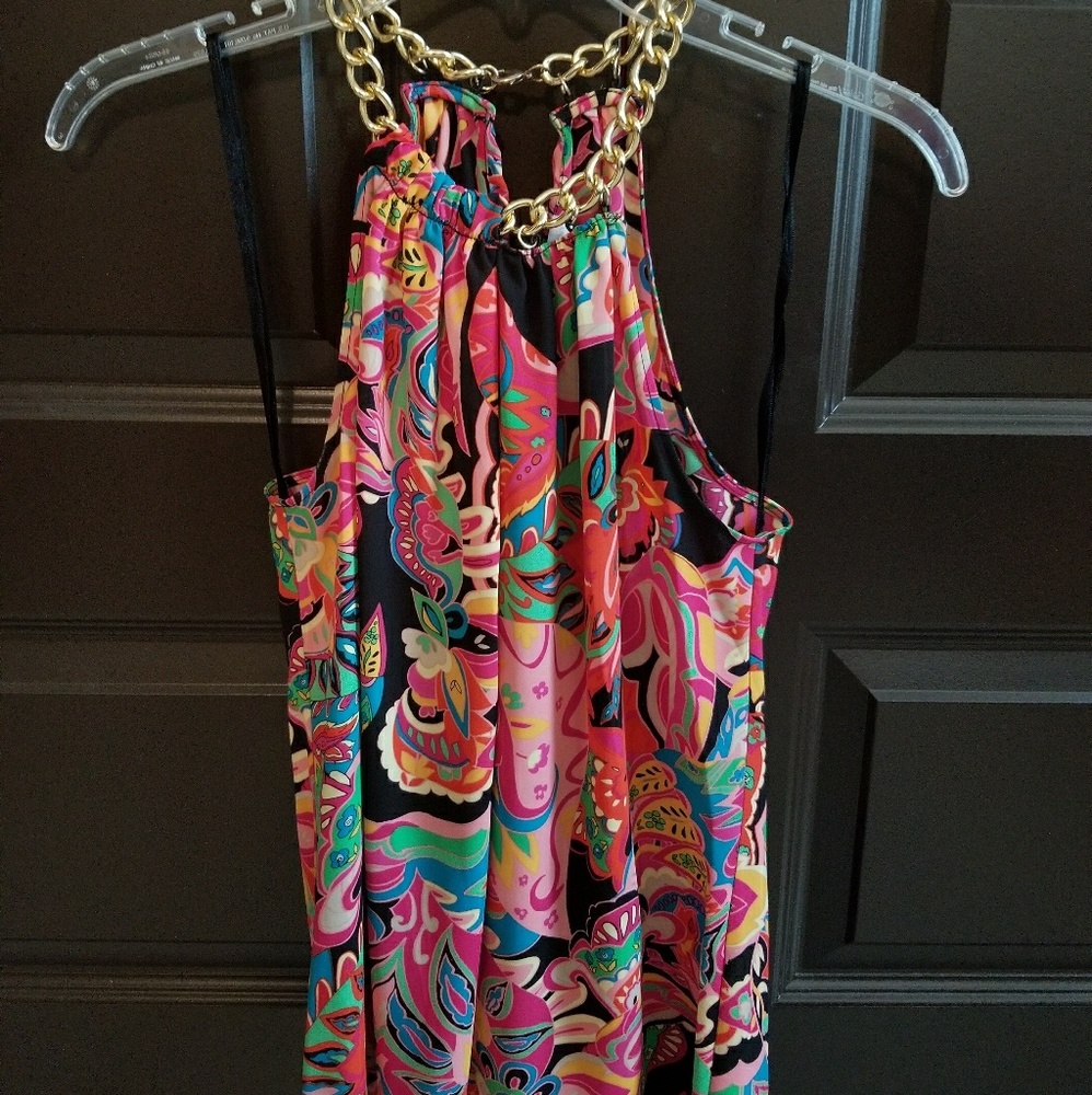 Fabulous Colorful Halter Top size S